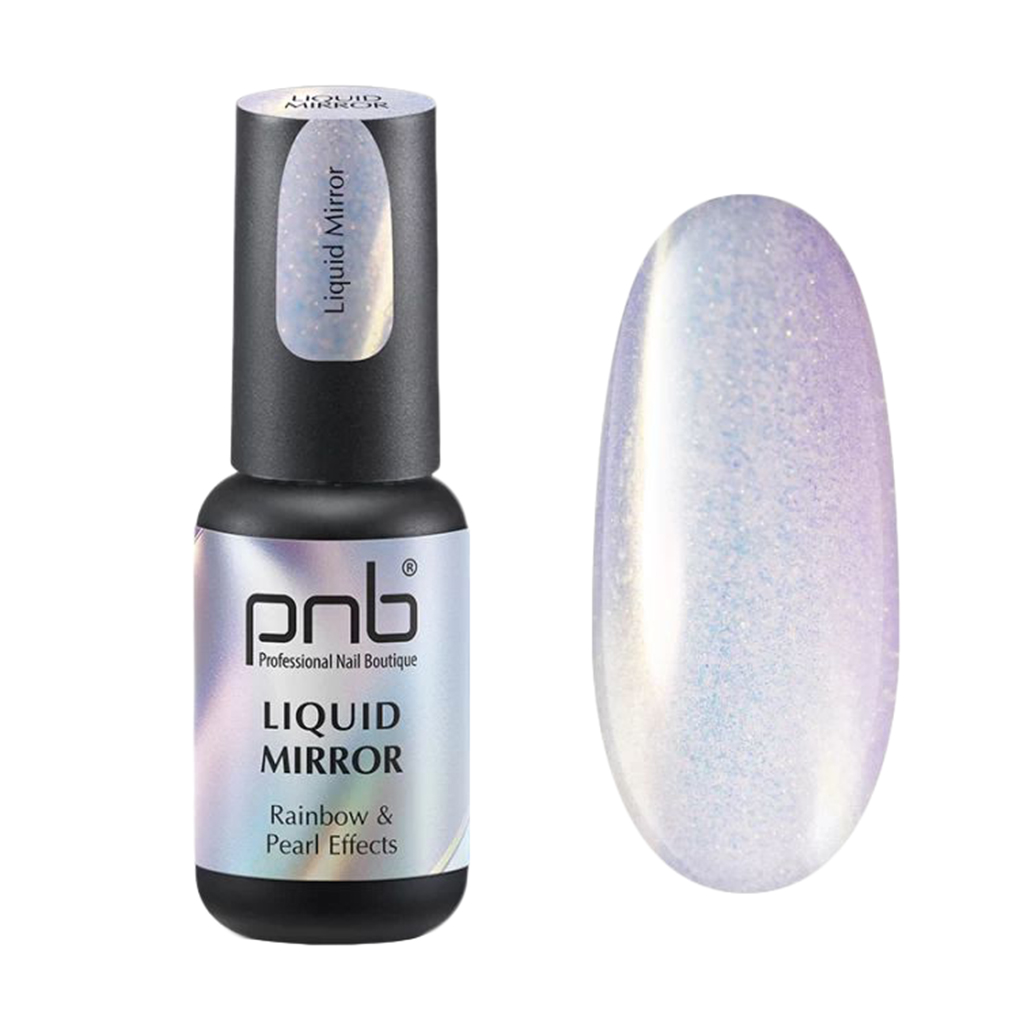 Рідка втирка для нігтів PNB Liquid Mirror, Rainbow, 4 мл